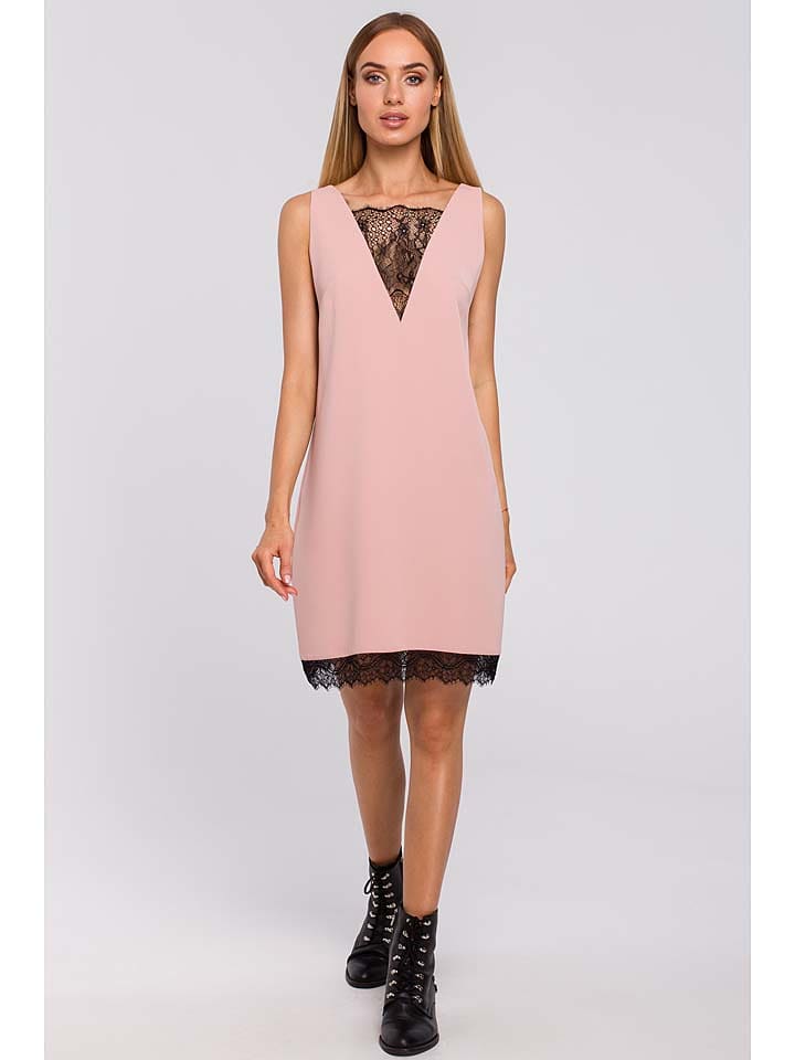 made of emotion Sukienka w kolorze jasnoróżowym rozmiar: S