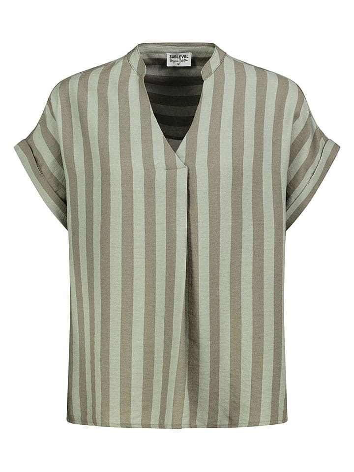 Sublevel Bluzka w kolorze zielonym rozmiar: L