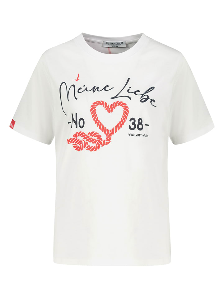 Eight2Nine Koszulka w kolorze białym rozmiar: S