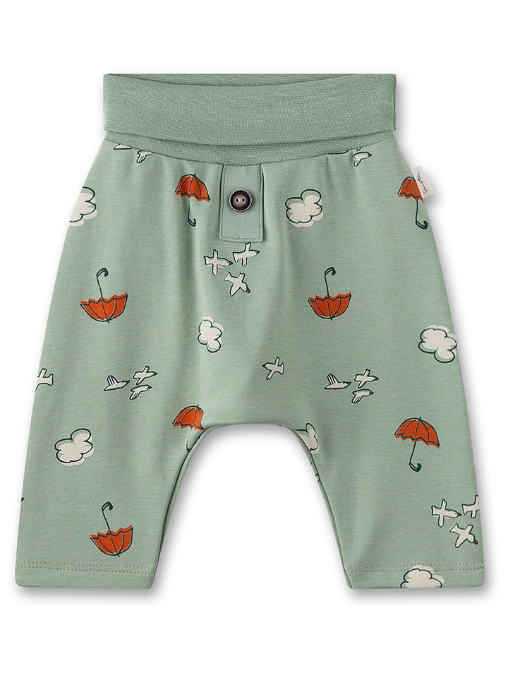 Sanetta Kidswear Spodnie dresowe w kolorze zielonym rozmiar: 62