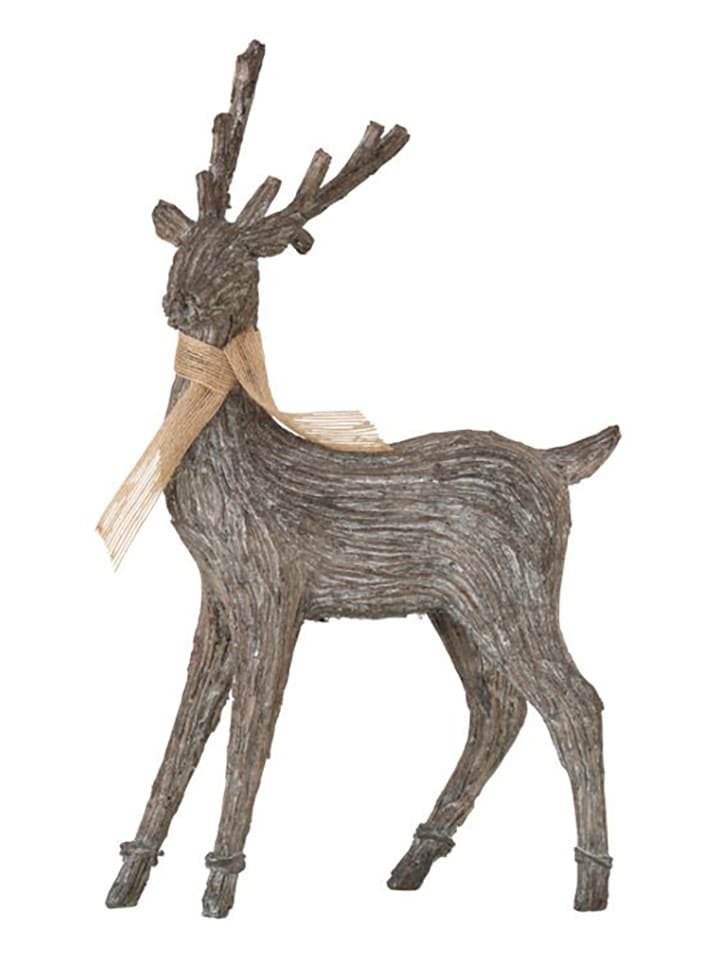 J Line Figurka dekoracyjna w kolorze brązowym - 24 x 44 x 10 cm rozmiar: onesize