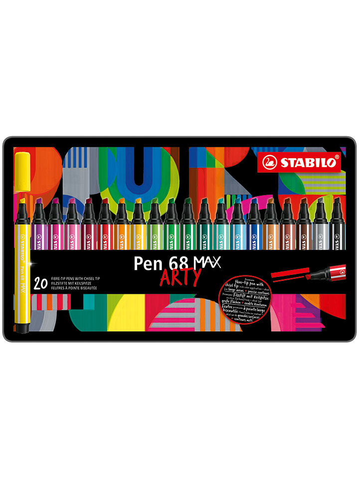 STABILO Mazaki (20 szt.) "STABILO Pen 68 MAX ARTY" rozmiar: onesize