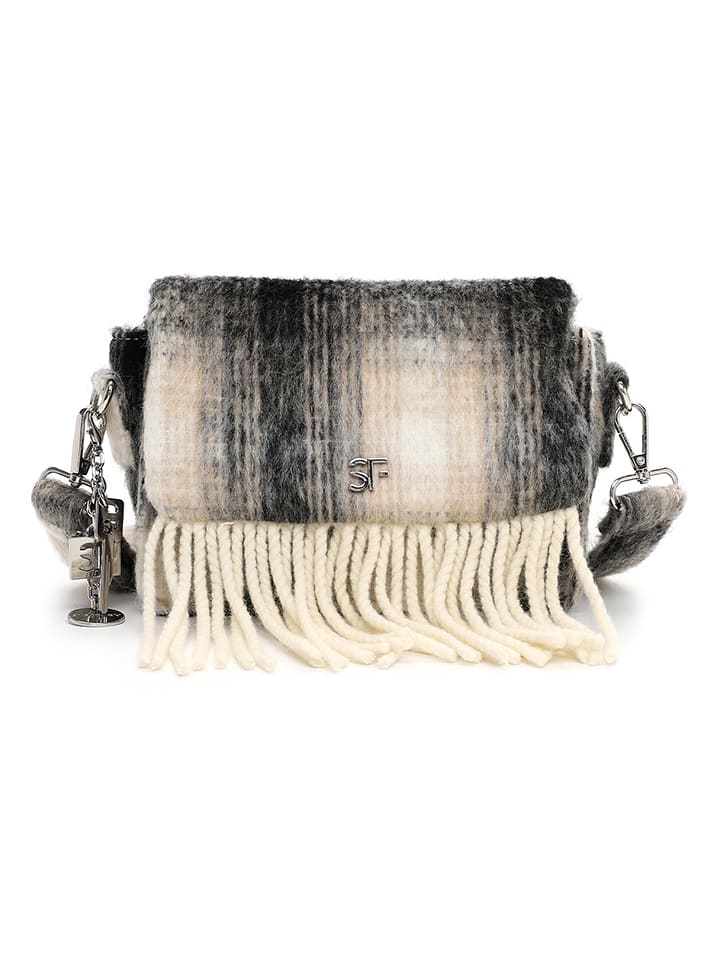 SURI FREY Torebka "Philly" w kolorze kremowo-antracytowym - 27 x 26 x 4 cm rozmiar: onesize