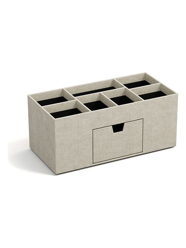 BigsoBox Organizer "Vendela" w kolorze beżowym na biurko - 10 x 8,5 x 8,5 cm rozmiar: onesize