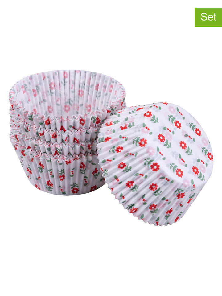 Dr. Oetker Foremki papierowe (100 szt.) w kolorze biało-czerwonym do muffinek rozmiar: onesize