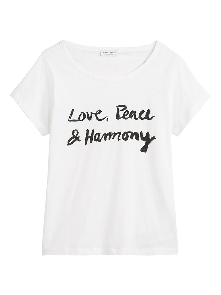 Marc O´Polo Koszulka w kolorze biało-czarnym rozmiar: L