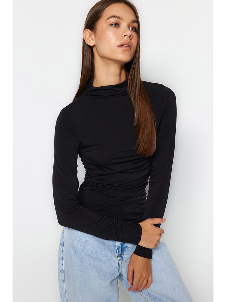 trendyol Koszulka w kolorze czarnym rozmiar: XL