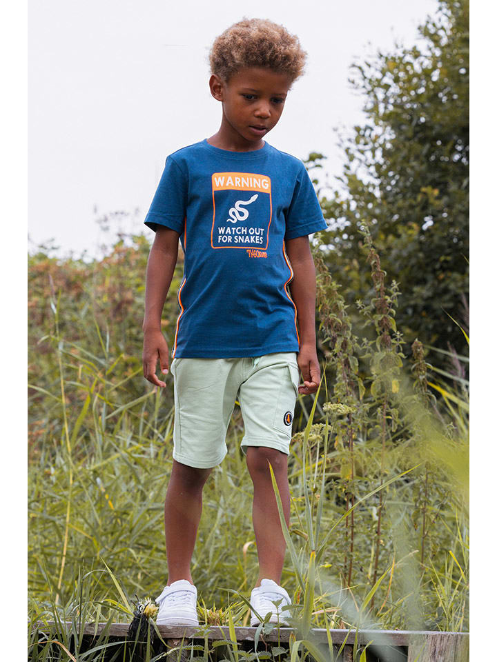 Tygo & Vito Szorty dresowe "Bruce" w kolorze zielonym rozmiar: 146/152