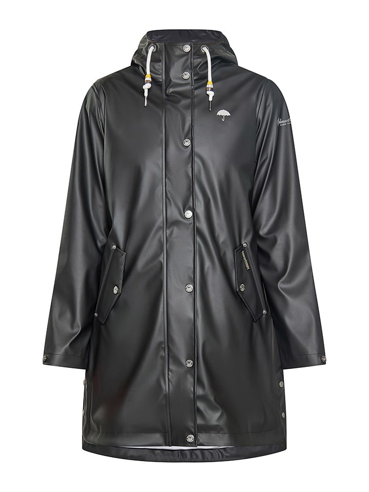 Schmuddelwedda Płaszcz przeciwdeszczowy w kolorze czarnym rozmiar: XL