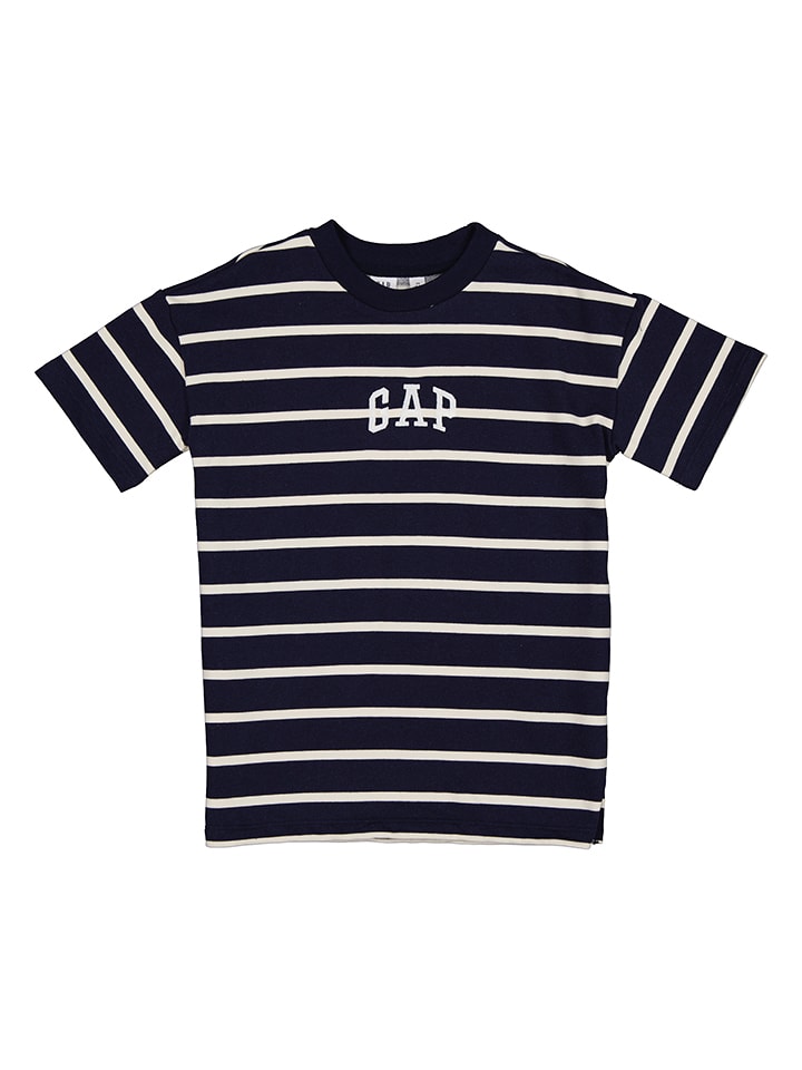 GAP Sukienka w kolorze granatowo-białym rozmiar: 110