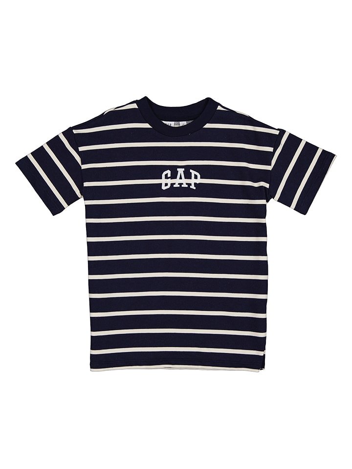 GAP Sukienka w kolorze granatowo-białym rozmiar: 110