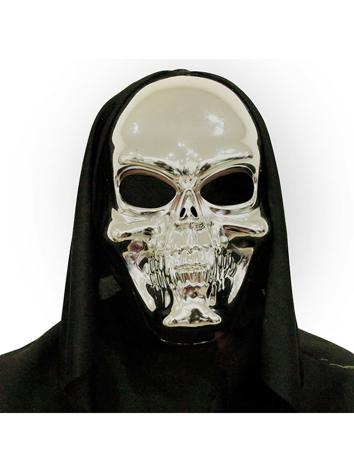 amscan Maska "Skelett" w kolorze srebrnym rozmiar: onesize