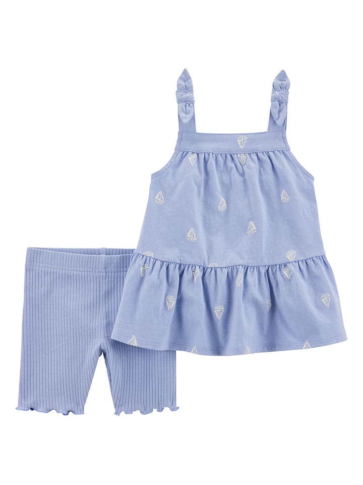 carter's 2-częściowy zestaw w kolorze niebieskim rozmiar: 86