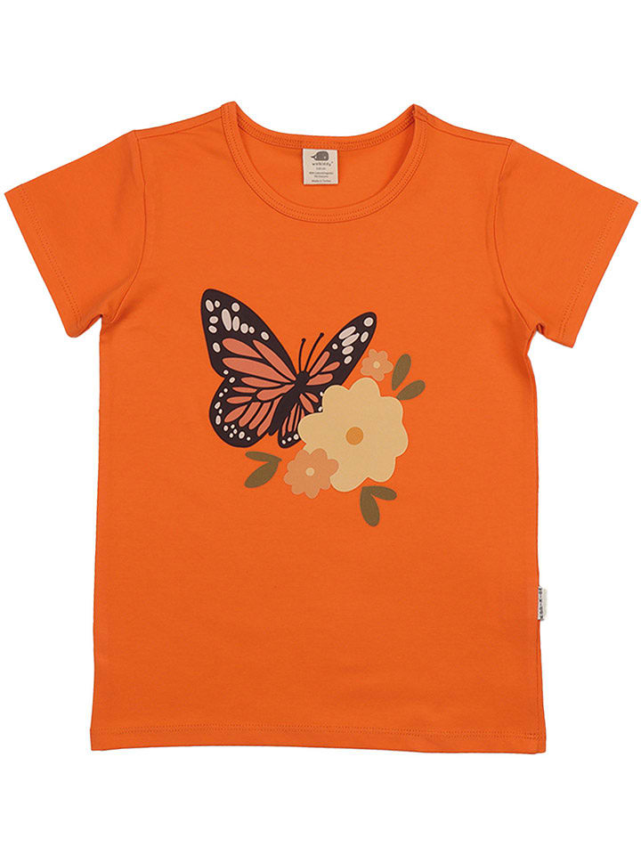 Walkiddy Koszulka w kolorze pomarańczowym rozmiar: 122