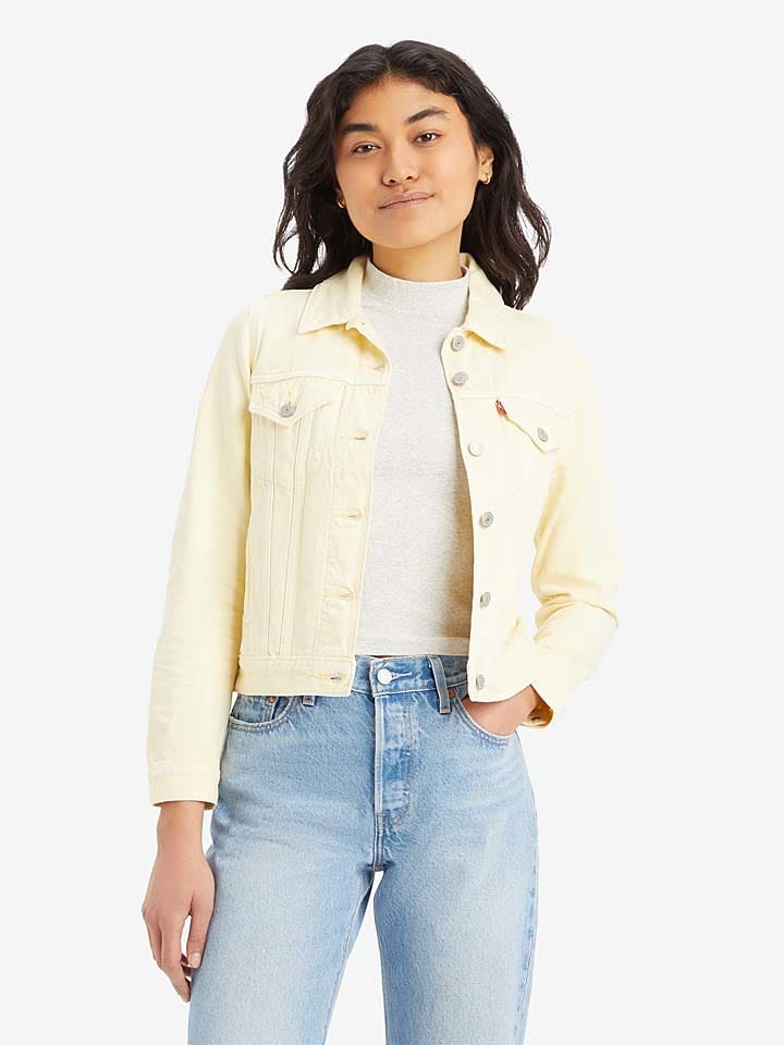 Levi's Kurtka dżinsowa w kolorze żółtym rozmiar: XS