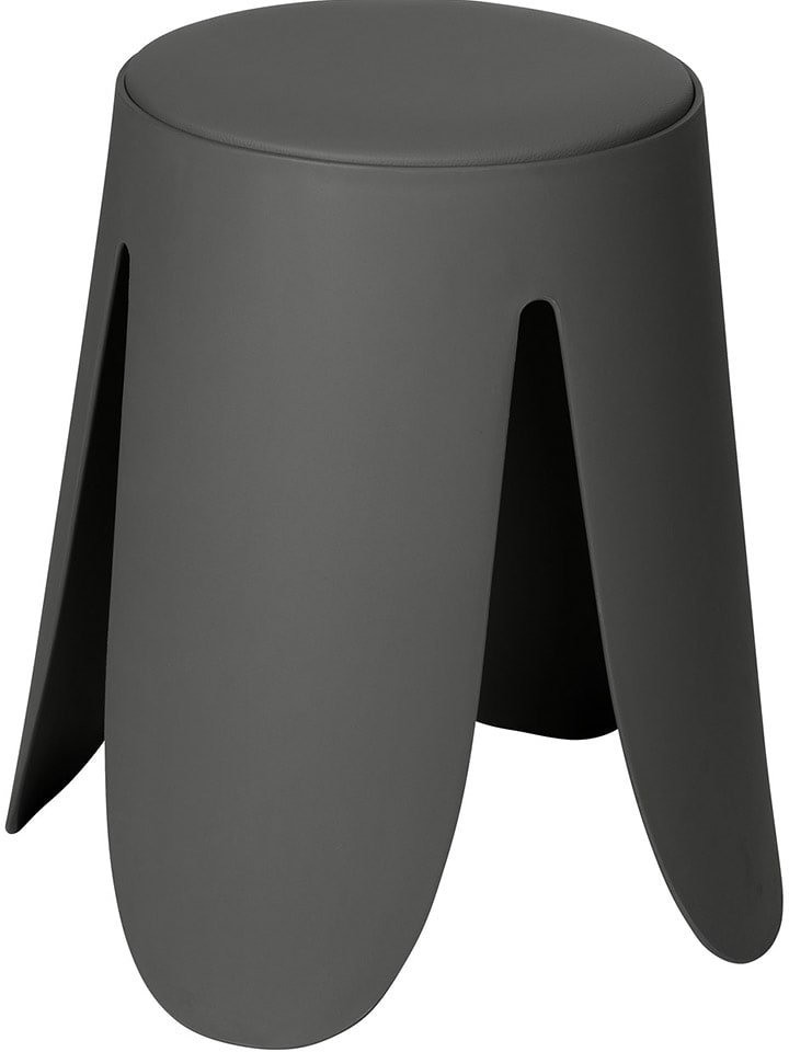 Wenko Hocker łazienkowy w kolorze antracytowym - wys. 46 x Ø 44,5 cm rozmiar: onesize