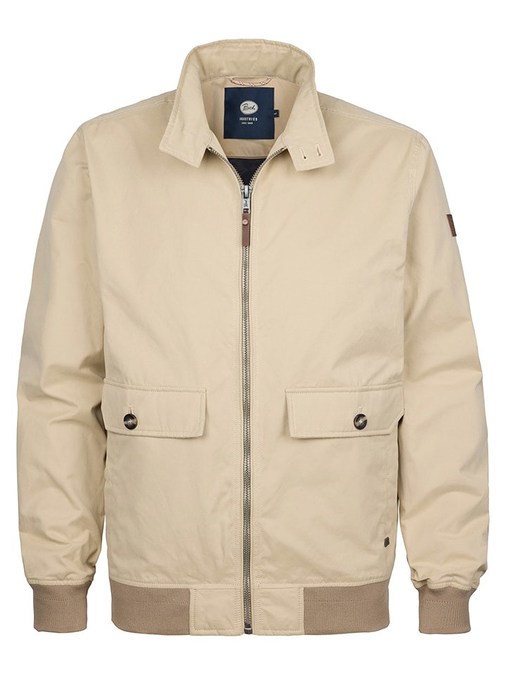 Petrol Industries Kurtka przejściowa w kolorze beżowym rozmiar: L