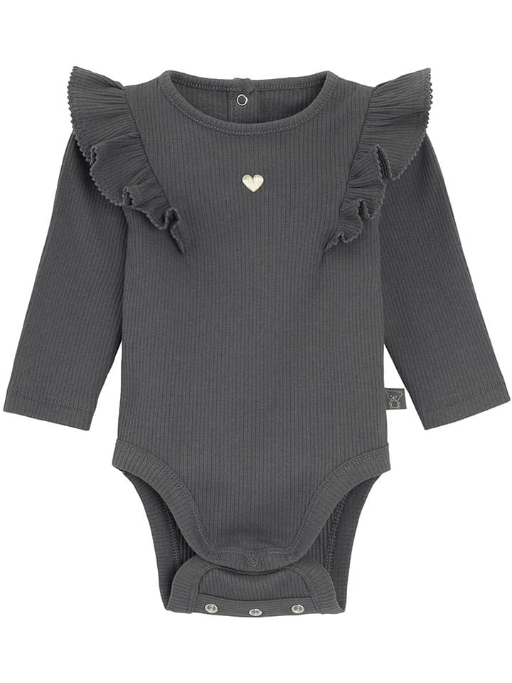 COOL CLUB Body w kolorze antracytowym rozmiar: 74/80