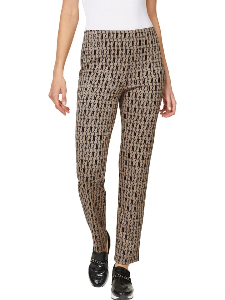 Heine Spodnie w kolorze beżowym rozmiar: 40