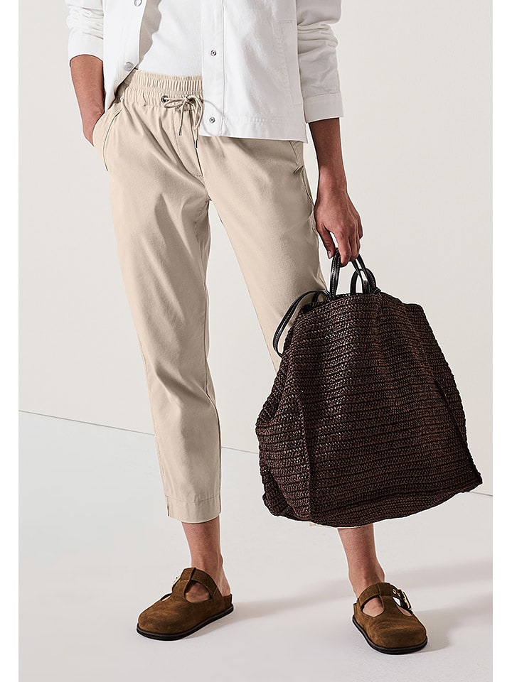 Cecil Spodnie w kolorze beżowym rozmiar: XXL/L26