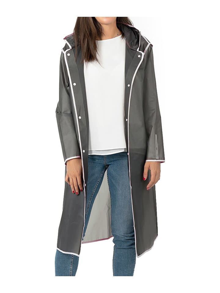 PERLETTI Płaszcz przeciwdeszczowy w kolorze czarnym rozmiar: L