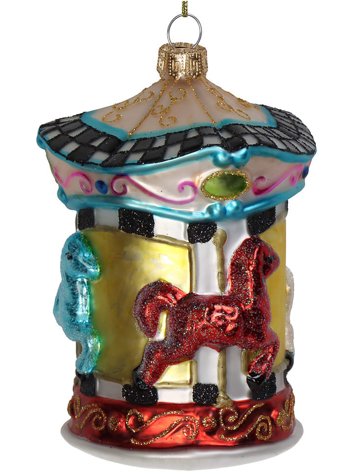 Kersten Bombka "Carousel" ze wzorem - wys. 12 cm rozmiar: onesize