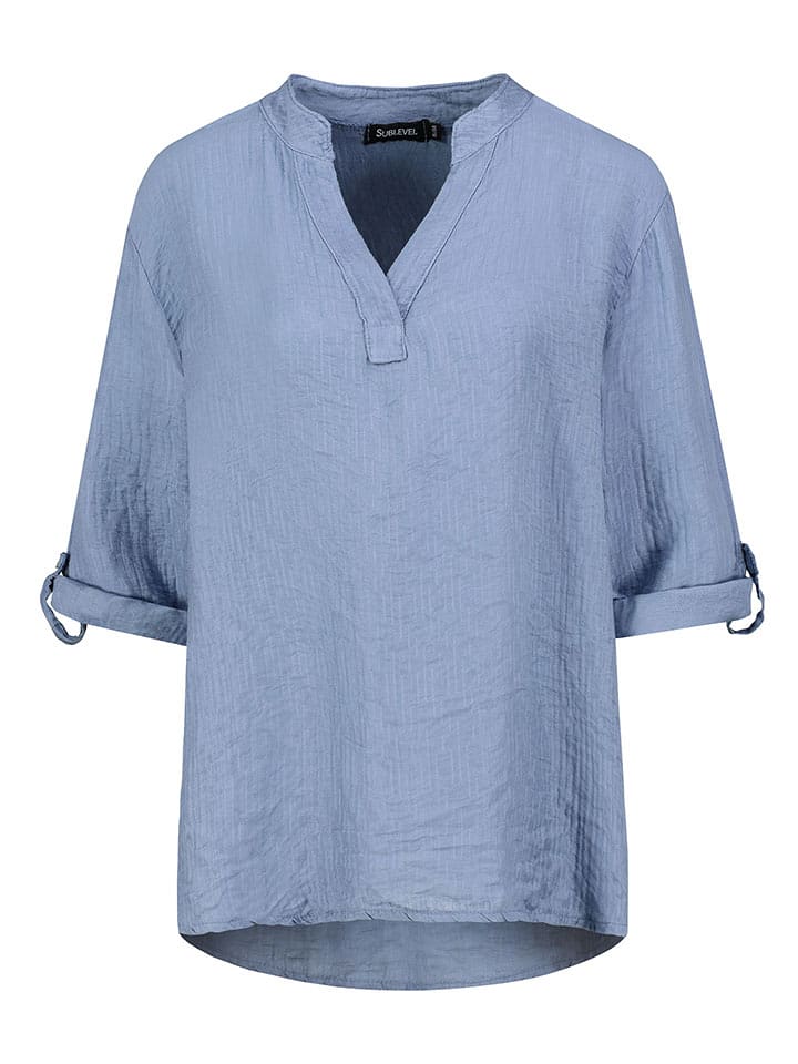 Sublevel Bluzka w kolorze niebieskim rozmiar: M/L