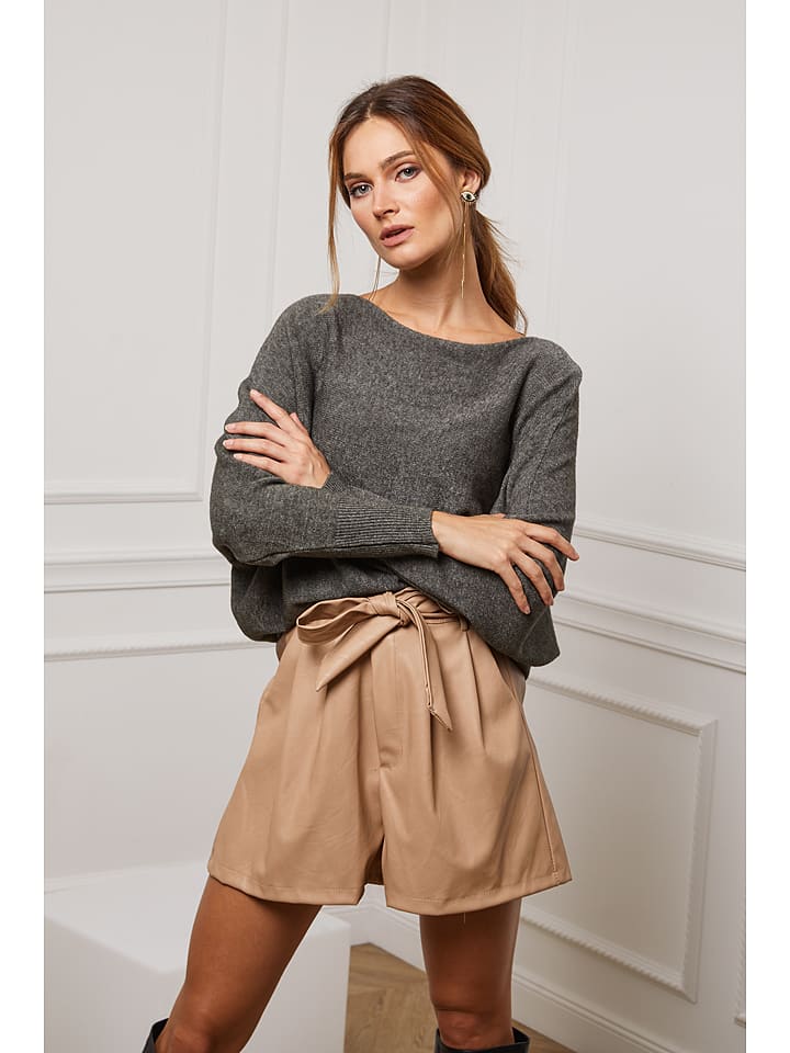 So Cachemire Sweter "Jackson" w kolorze khaki rozmiar: L