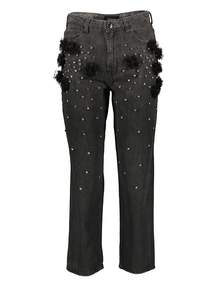 Pinko Dżinsy - Regular fit - w kolorze antracytowym rozmiar: W26