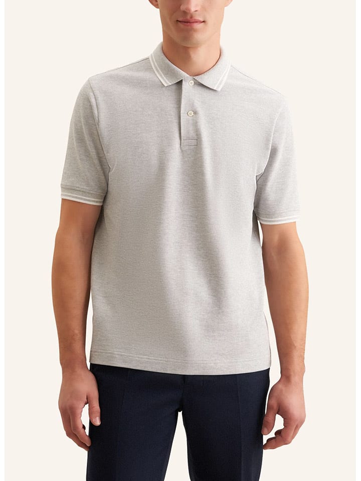 Seidensticker Koszulka polo w kolorze jasnoszarym rozmiar: M