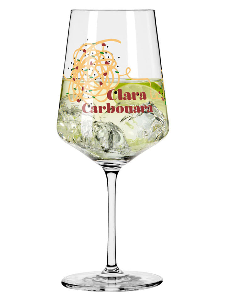 RITZENHOFF Kieliszek "Grill+Cook" w kolorze żółto-czerwonym do koktajli - 500 ml rozmiar: onesize