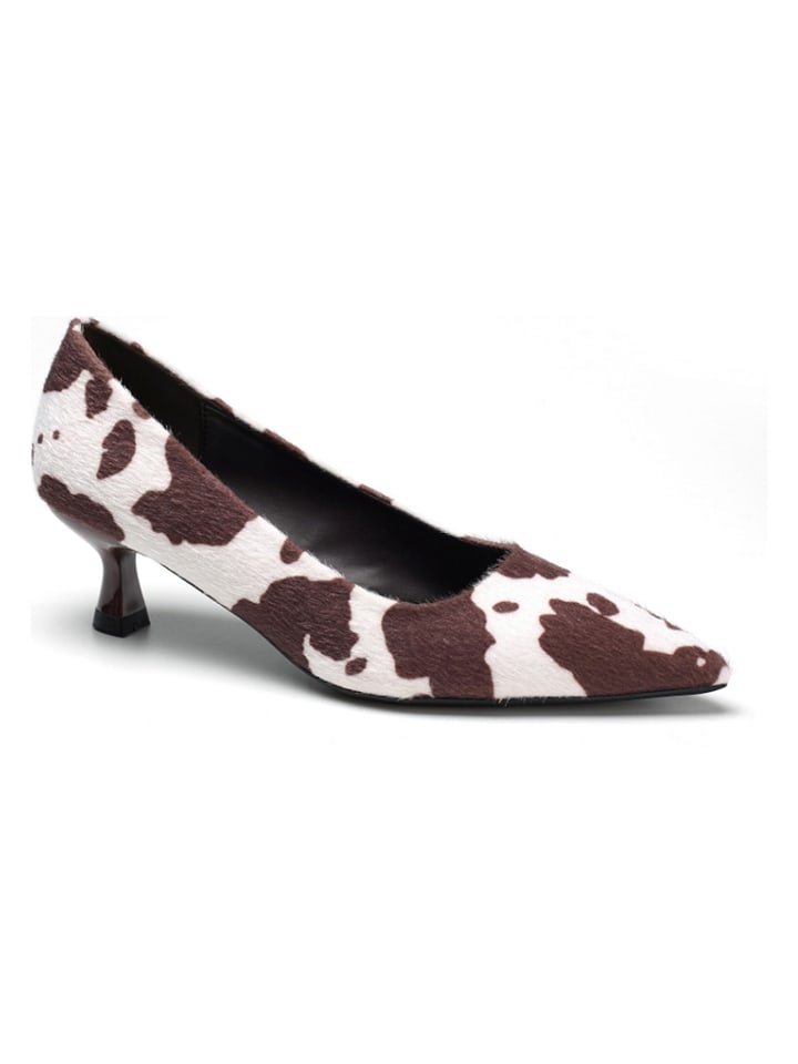 C'M Czółenka w kolorze kremowo-brązowym rozmiar: 38