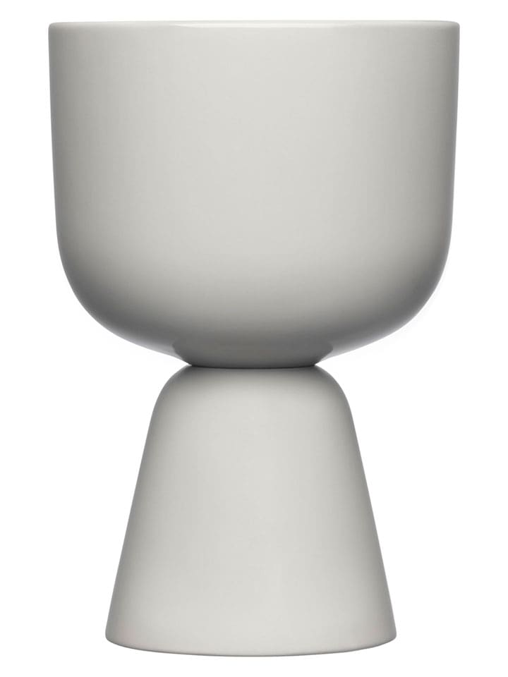 iittala Doniczka "Nappula" w kolorze jasnoszarym - wys. 19 x Ø 12,5 cm rozmiar: onesize