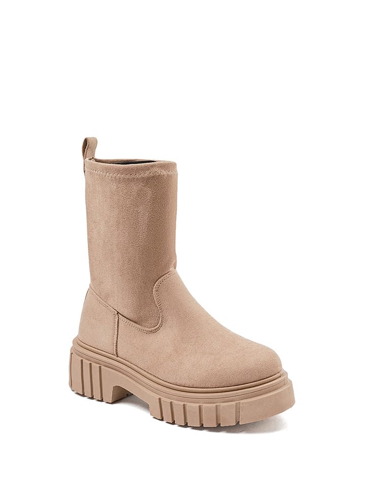 Sixth Sens Botki w kolorze beżowym rozmiar: 39