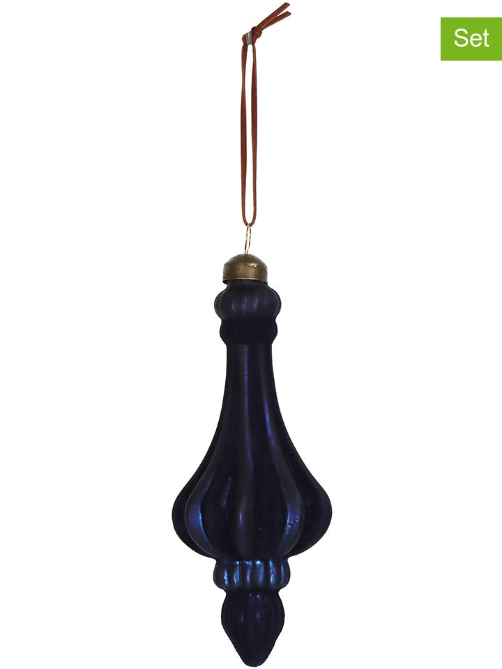 Kersten Bombki (2 szt.) w kolorze czarnym - wys. 15 cm rozmiar: onesize