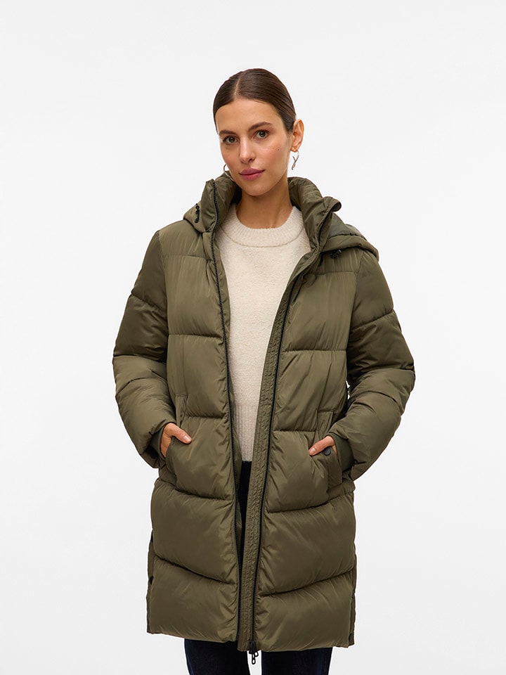 Vero Moda Płaszcz zimowy "VMHALSEY" w kolorze khaki rozmiar: M