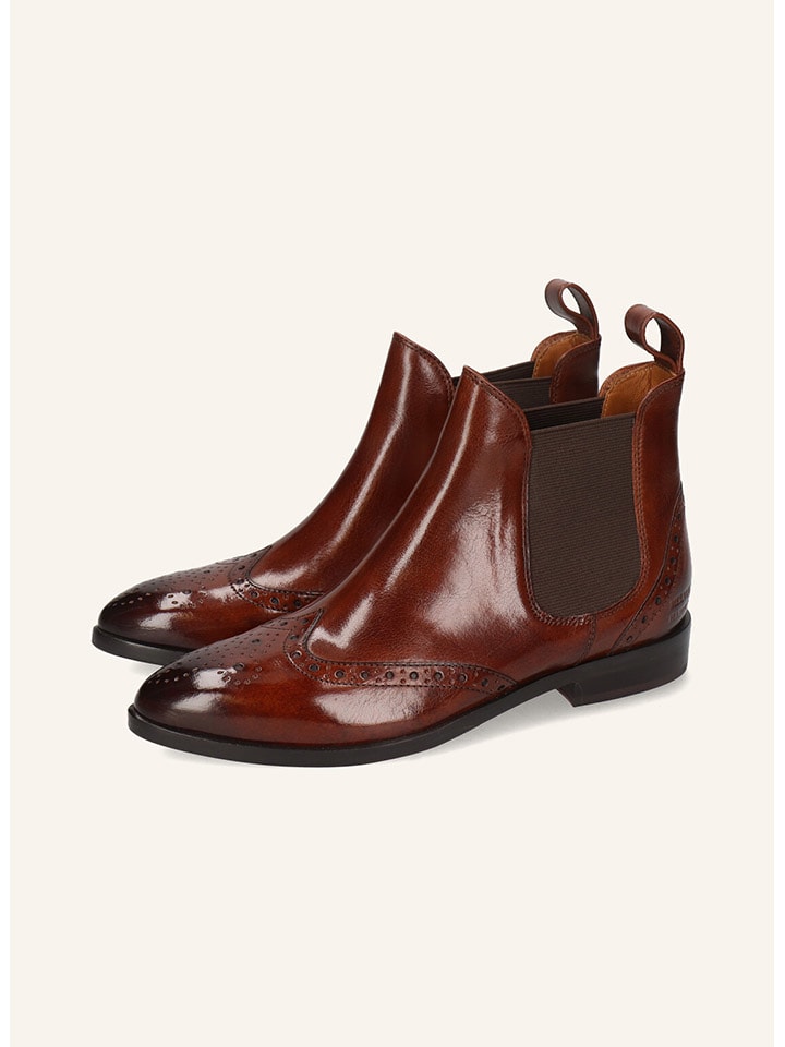 MELVIN & HAMILTON Skórzane sztyblety "Jessy 4" w kolorze jasnobrązowym rozmiar: 40