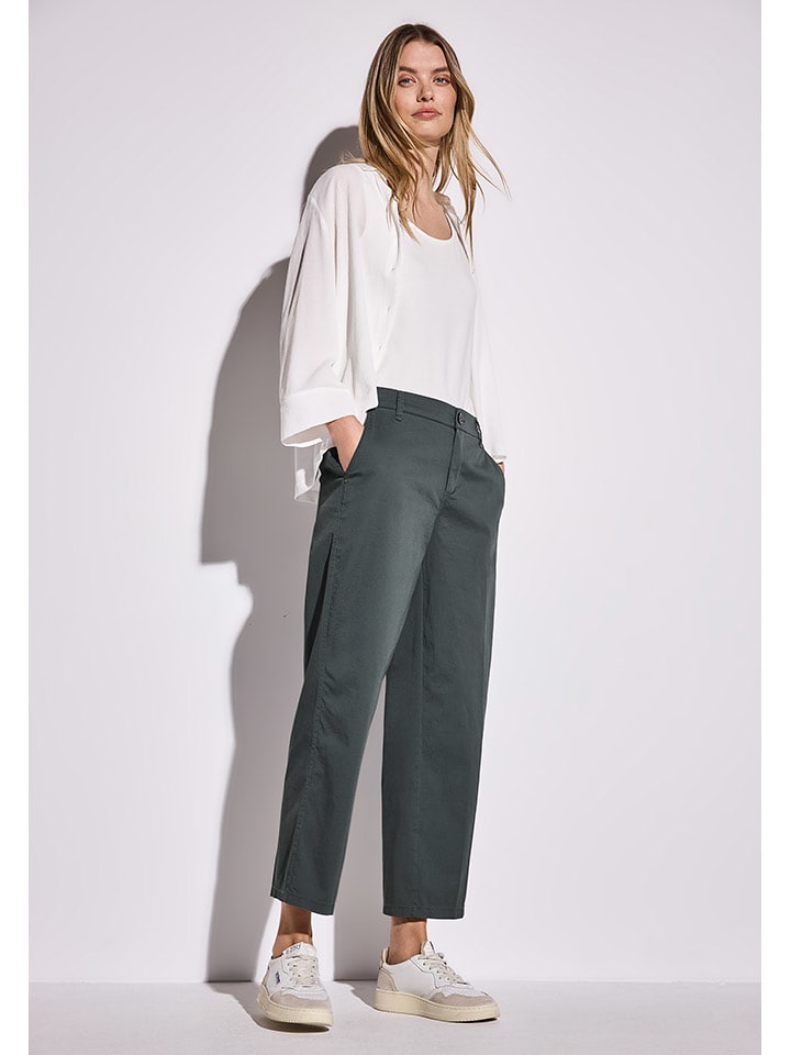 Street One Spodnie chino w kolorze morskim rozmiar: 44/L28