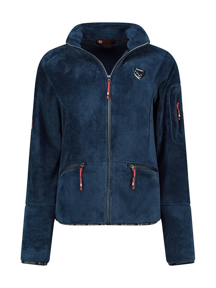 Canadian Peak Kurtka polarowa "Tisalineak" w kolorze granatowym rozmiar: M