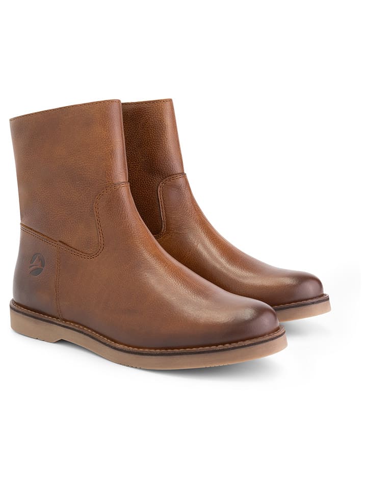 TRAVELIN' Skórzane botki "Beziers" w kolorze jasnobrązowym rozmiar: 36