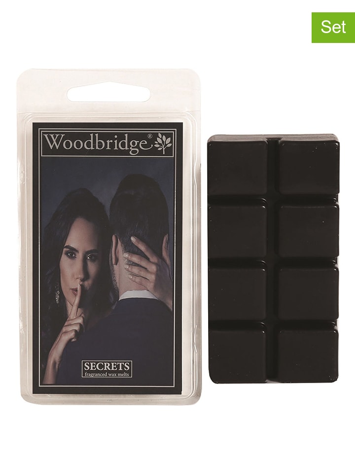 Woodbridge Wosk zapachowy (2 szt.) "Secrets" w kolorze czarnym - 2 x 68 g rozmiar: onesize