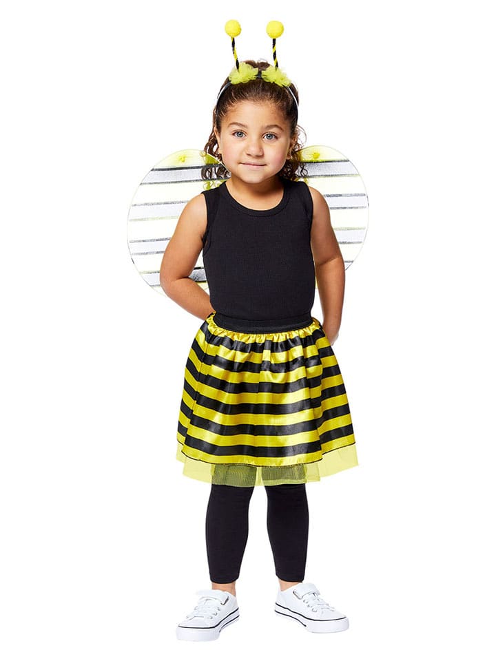 amscan 3-częściowy kostium "Bees" w kolorze czarno-żółtym rozmiar: 98-128