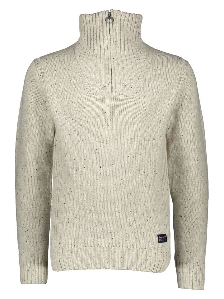 Petrol Industries Sweter w kolorze beżowym rozmiar: 3XL