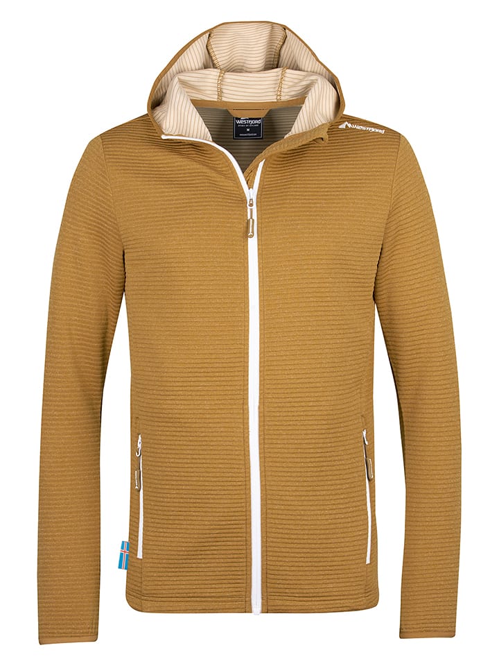 Westfjord Kurtka polarowa "Skardsvik" w kolorze jasnobrązowym rozmiar: 3XL