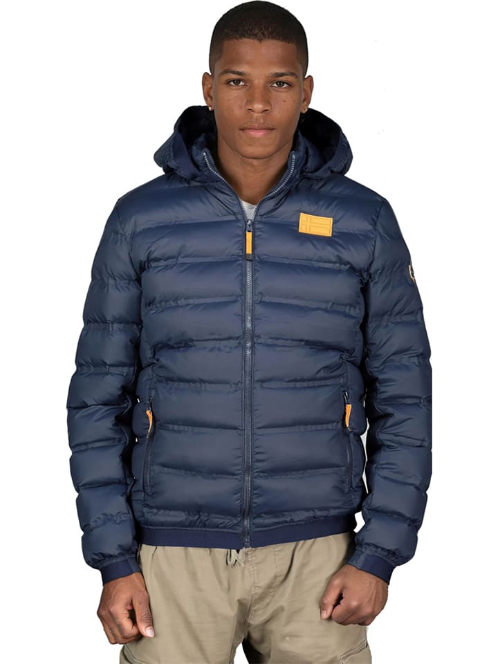 Geographical Norway Kurtka zimowa "Boomboom" w kolorze granatowym rozmiar: L