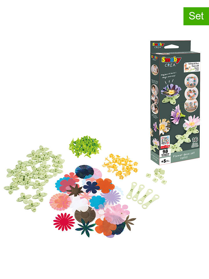 Smoby Zestaw uzupełniający "Crea" do dekoracji kwiatami - 5+ rozmiar: onesize