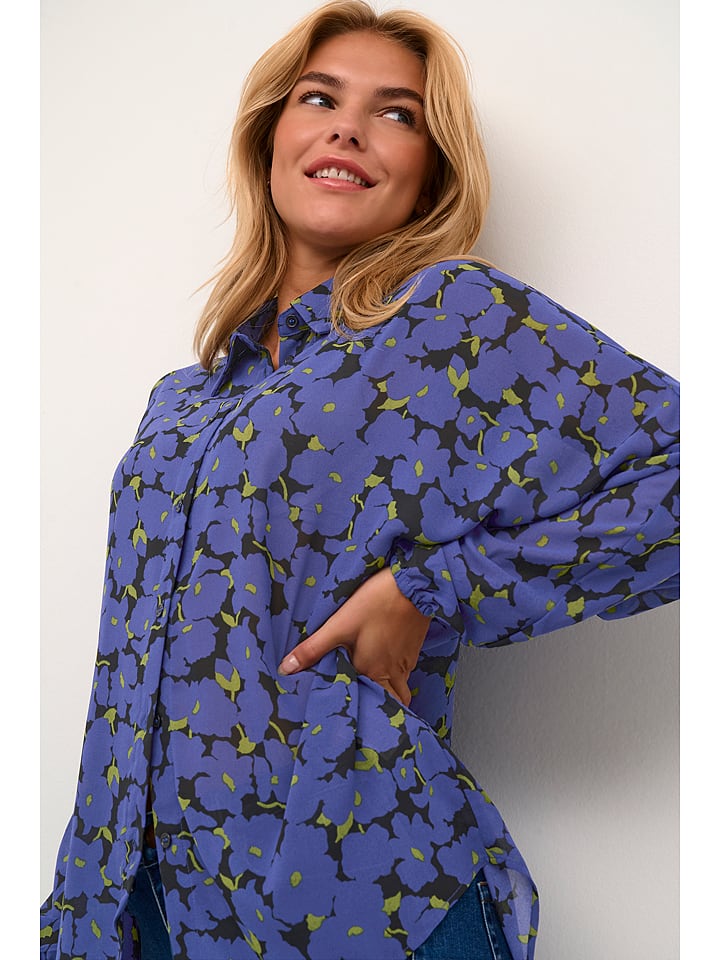 Kaffe Koszula w kolorze niebieskim rozmiar: 36