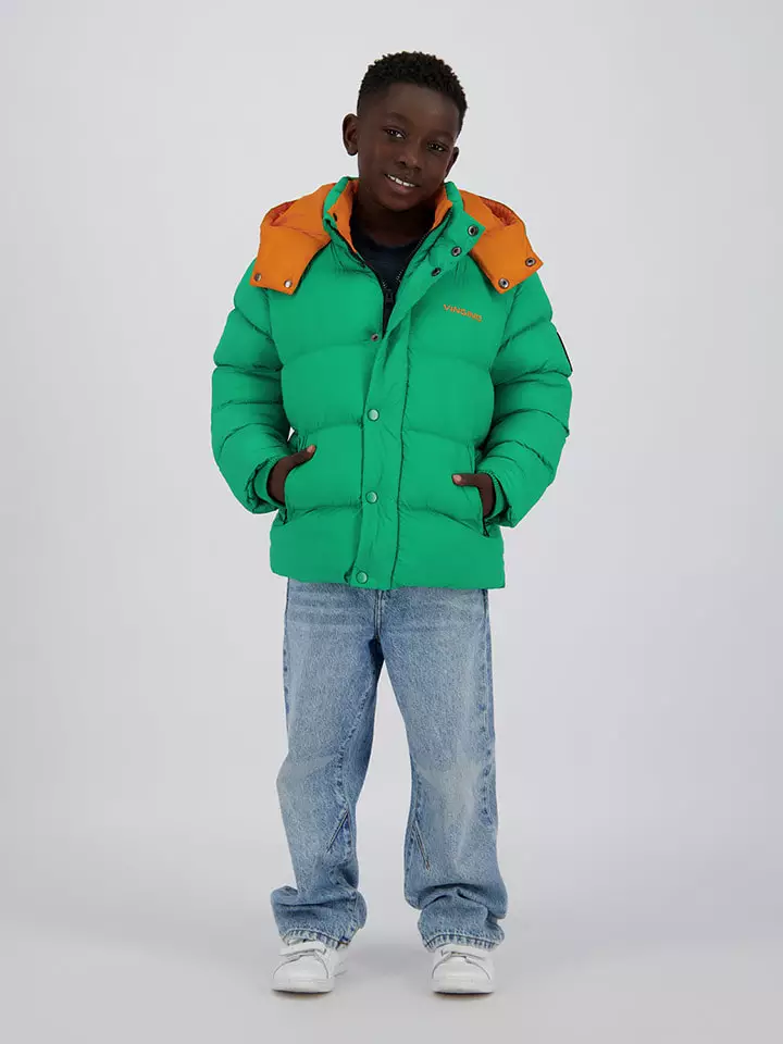 Vingino Kurtka pikowana "Toclar" w kolorze zielonym rozmiar: 110