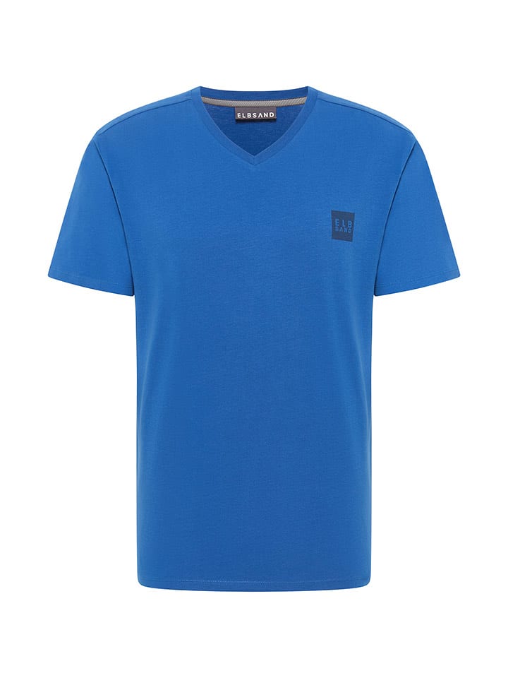 ELBSAND Koszulka "Timon" w kolorze niebieskim rozmiar: M