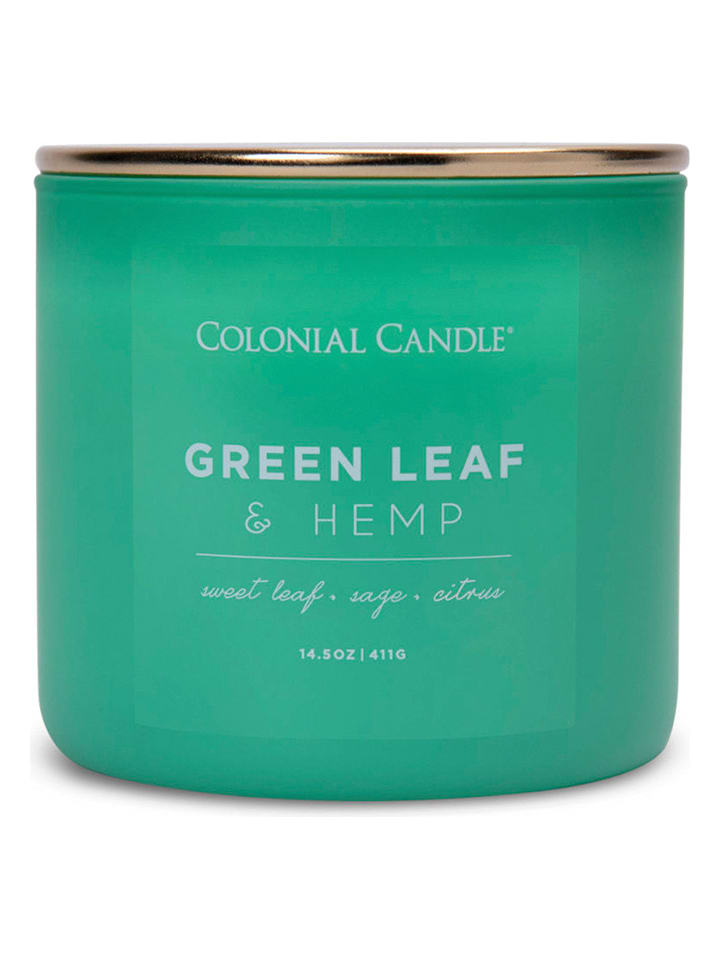 Colonial Candle Świeca zapachowa "Green Leaf Hemp" - 411 g rozmiar: onesize